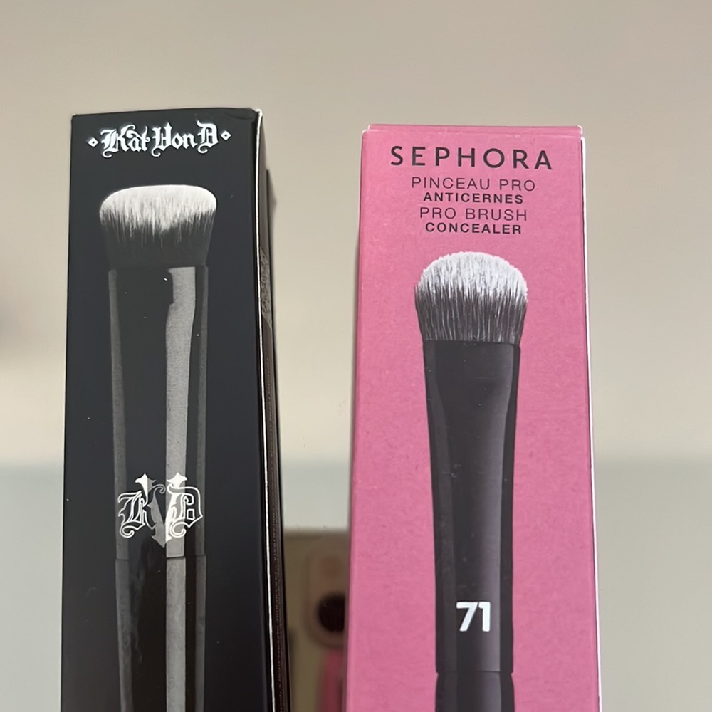 Kat von D Sephora KVD concealer brushes NEW 💎 - Picture 2 of 3